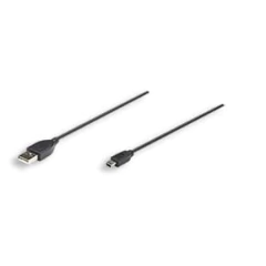 Cable USB tipo A a Mini-USB B Negro 1.8 m