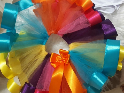 Saia Tutu Colorida