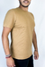 camiseta texturizada caramelo
