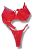 Conjunto Corpiño Y Colaless De Encanje Con Aros - comprar online