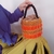 Bucket Bag Franja Laranja