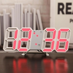 Relógio de mesa 3D LED Digital na internet