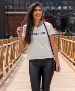 T-Shirt #Vinhou - comprar online