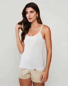 Summer VinoWear - Camisão & Regata #vinhou - cor: Branca - loja online