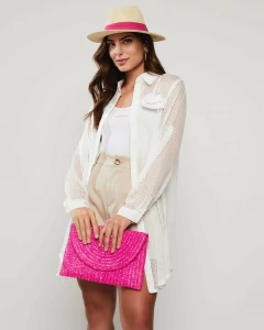 Imagem do Summer VinoWear - Camisão & Regata #vinhou - cor: Branca