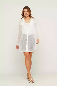 Summer VinoWear - Camisão & Regata #vinhou - cor: Branca