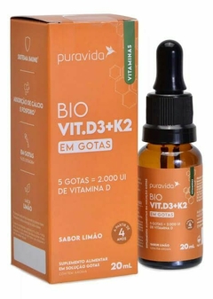 Bio Vit. D3+K2 5 GOTAS - 2000 UI DE VITAMINA D