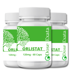 Combo 3 Orlistat - 120mg - 60 Cápsulas