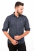 Camisa Slim Argali Falklands Marinho Floral na internet