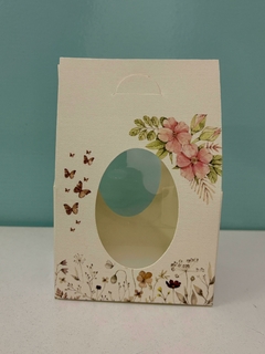 5 caja para Huevos de Pascuas Coneja y flores 15x6x9cm - comprar online