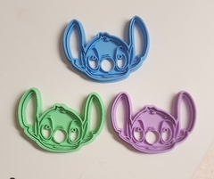 4 cortantes Stitch Carita