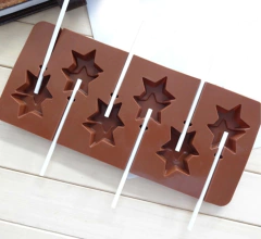 4 moldes surtidos de silicona para Chupetines Surtidos - MayoristasPpilar