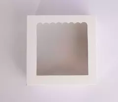 5 cajas con visor 19 x 19 x 10cm en internet