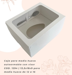 10 caja medido Huevo Visor liso