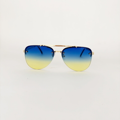 ÓCULOS DE SOL UNISSEX AVIADOR AZUL - comprar online