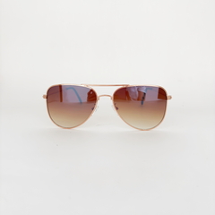 ÓCULOS DE SOL FEMININO AVIADOR MARROM
