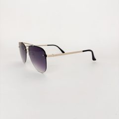 ÓCULOS DE SOL FEMININO AVIADOR PRETO DEGRADÊ - L.A ÓCULOS 