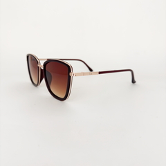 ÓCULOS DE SOL FEMININO MARROM - comprar online