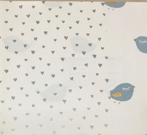 Kit de papel de parede infantil fof 4021 e 4006