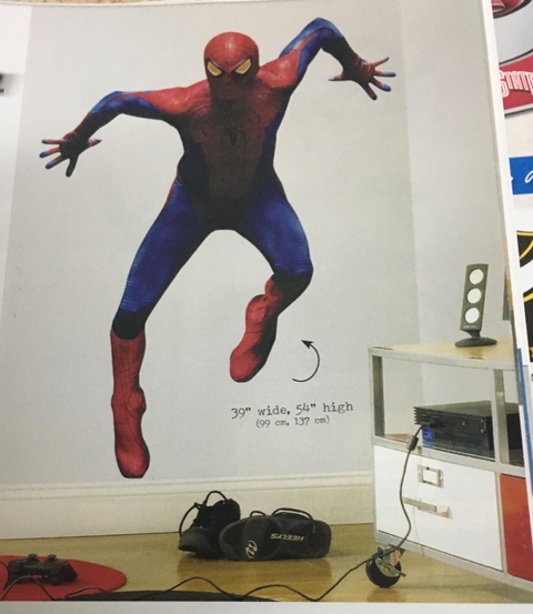 Roommates(adesivo) Spider man 4/homem aranha Giant