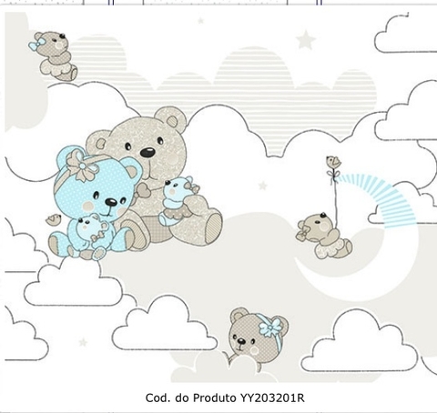 Lindo Papel de parede importado infantil