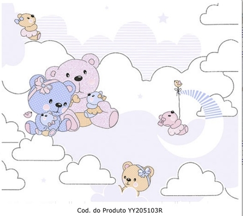 Lindo Papel de parede importado infantil