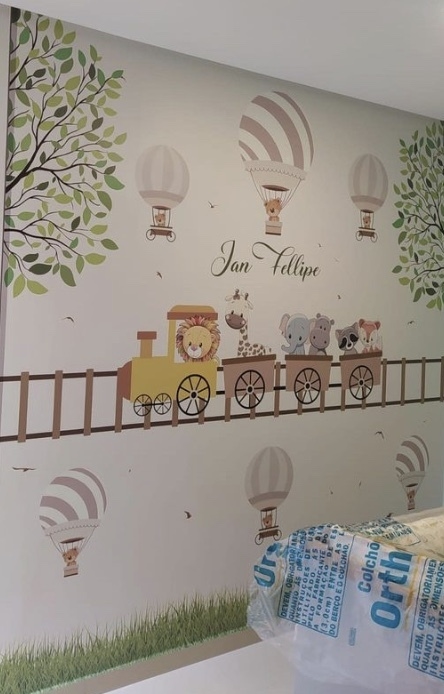 Painel infantil para o quartinho do bebê