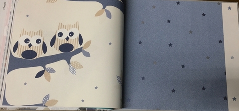Kit de papel de parede infantil fof 4044 e 4046