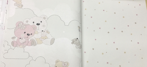 Lindo Kit de papel de parede infantil importado Yo2 204801R x 205102R