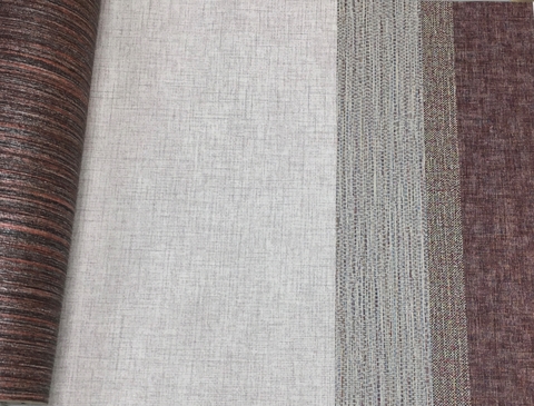 Paleta de cores de Papel de parede texturizado Paleta com (4 cores)de Papel de parede texturizado liso,vinilico imp liso un 5055,5056,5057,5058 e 5059
