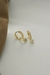 Brinco Argola com Pingente Coração - Semijoia Banhada a Ouro 18k - comprar online