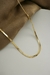 Colar Malha Fita - Semijoia Banhada a Ouro 18k - comprar online