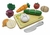 Kit 7 legumes com corte, fáca e tábua