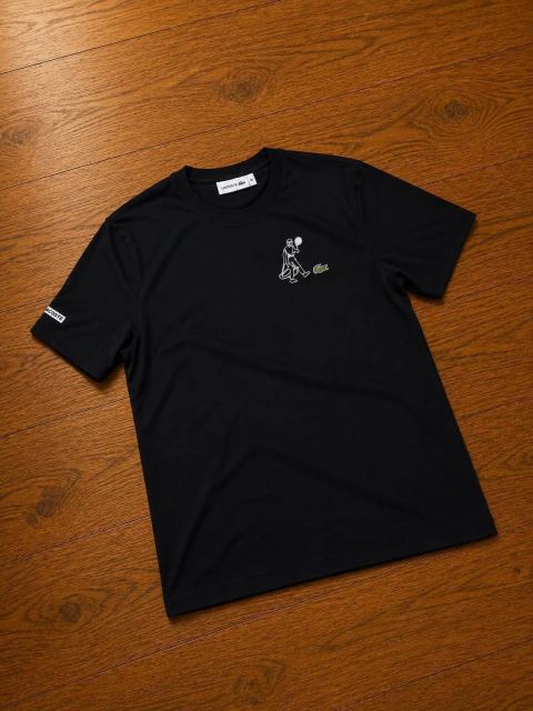 Camiseta Manga Curta Estampada LACOSTE
