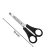 Tesoura Escolar Preta l 13 cm l Gatte