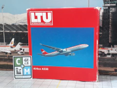 LTU International Airways Airbus A330-300 Avião Miniatura Herpa Wings Escala 1:500 - loja online