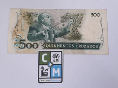 Quinhentos 500 Cruzados "Villa-Lobos" Cédula Dinheiro Nota 1986-1990 (leia o anúncio) na internet