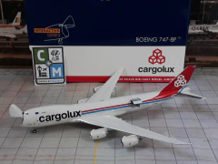Imagem do Cargolux Boeing 747-8F Avião Miniatura Gemini Jets Escala 1:400