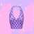 ⭐️ Top Halter con estampado de corazon on internet