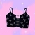 ⭐️Top escote terciopelo mariposa y cadenas