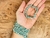 Pulseira de Amazonita em Cascalho Pedra Natural - Calmante e de Equilíbrio emocional - comprar online