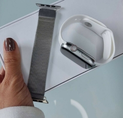 Relógio Smartwatch W8 44MM Faz e Recebe Chamadas Sensores Cardíacos Acompanha 2 Pulseira - comprar online