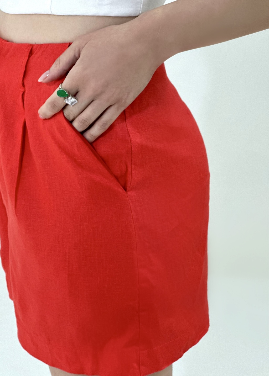 Short Bruna - Vermelho - comprar online