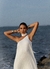 Vestido Branco Plissado - comprar online