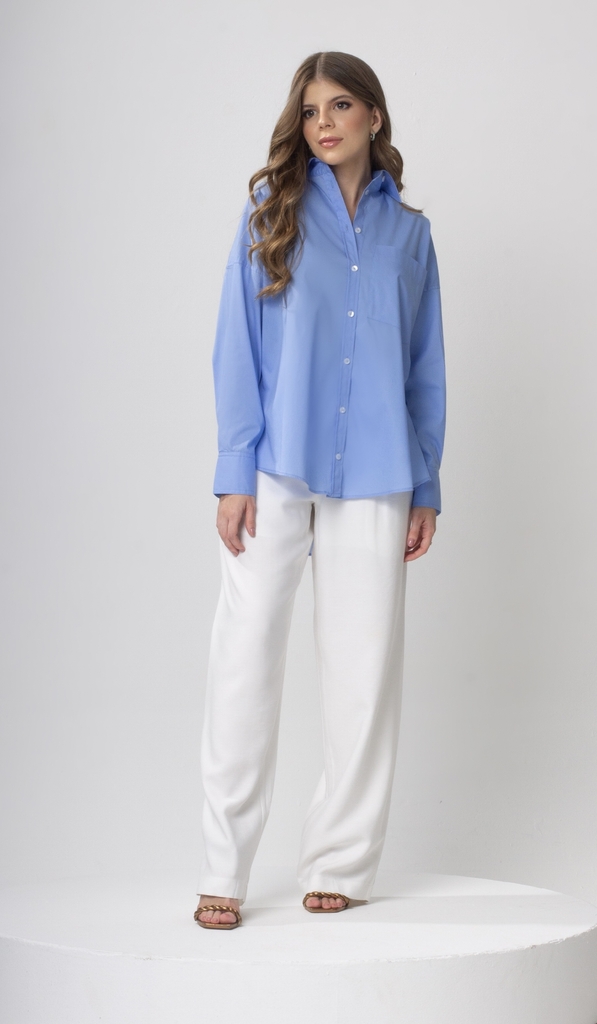 Camisa Ciri - Azul Celeste - comprar online