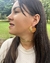 BRINCO DE ARGOLA ORGÂNICA BANHADA A OURO 18K - comprar online