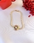 PULSEIRA RIVIERA COLORIDA BANHADO A OURO 18K - comprar online