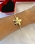 BRACELETE DE FLOR BANHADO A OURO 18k - comprar online