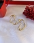 BRINCO ORGÂNICO LUXO BANHADA A OURO 18K - comprar online