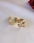 BRINCO DE ARGOLA ORGÂNICA P BANHADA A OURO 18k - comprar online